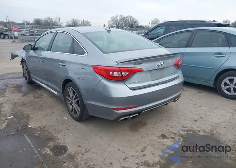2017 Hyundai Sonata Sport 2.0T from USA, damaged, VIN 5NPE34AB0HH580692